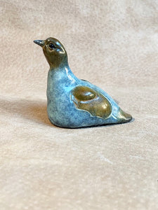 'Grey Partridge' - Solid Bronze Open Edition Sculpture by David Cemmick