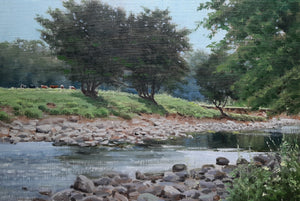 'River Wenning' - Original Oil Painting by Alistair Makinson - 20 x 30cm