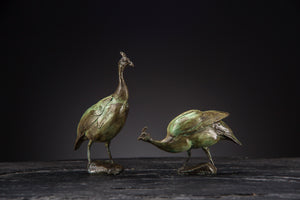 'Guinea Fowl Set' Limited Edition Bronze Sculpture by Ian Greensitt