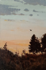 'Twilight Woodcock' - Original Oil Painting by Alistair Makinson - 26 x 16cm
