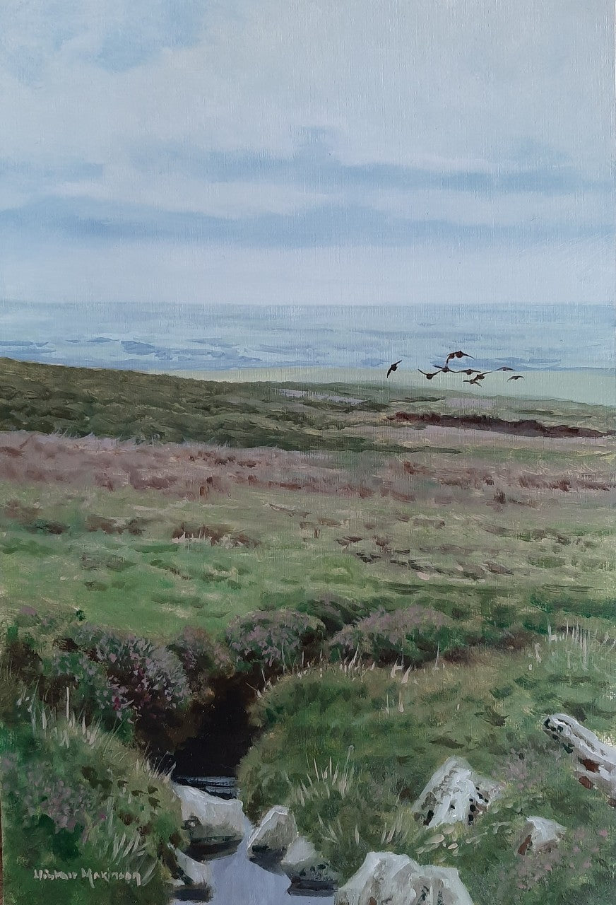 'Mallowdale Grouse' - Original Oil Painting by Alistair Makinson - 20 x 30cm