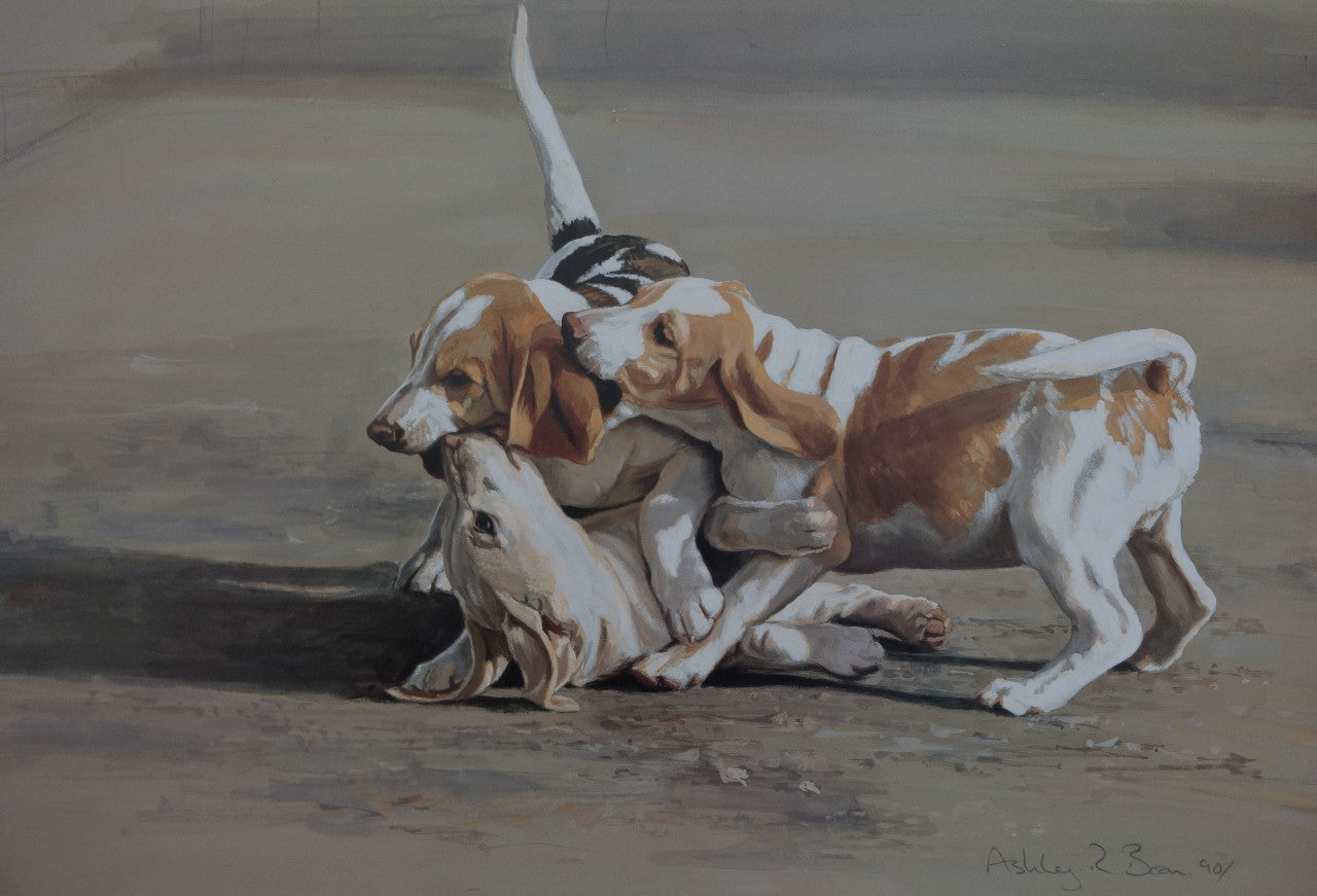 036. 'Austin, Auric & Audrey' Limited Edition Print (850 only) by Ashley Boon - 13.75" x 20"