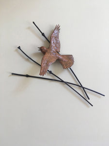 ‘Lark in the Morning’ Bronze Limited Edition Sculpture by David Cemmick