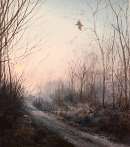 'Winter Woodcock' - Original Watercolour Painting by Owen Williams - 16 x 14cm