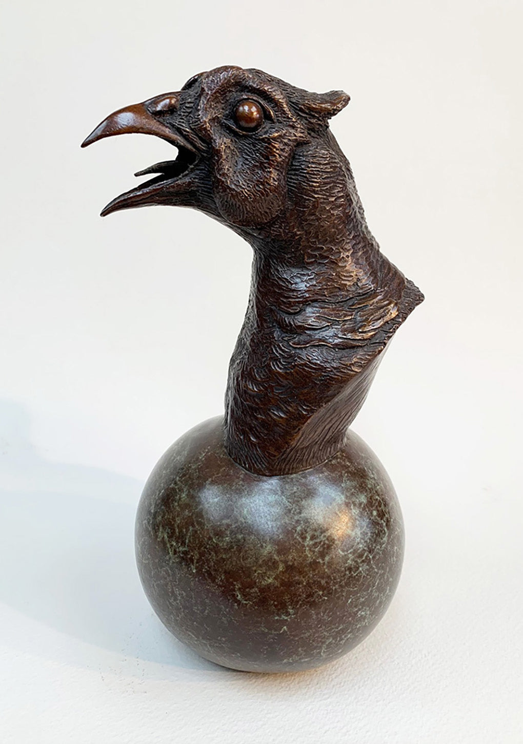 'Cock Pheasant' - Bronze Limited Edition Sculpture by David Cemmick