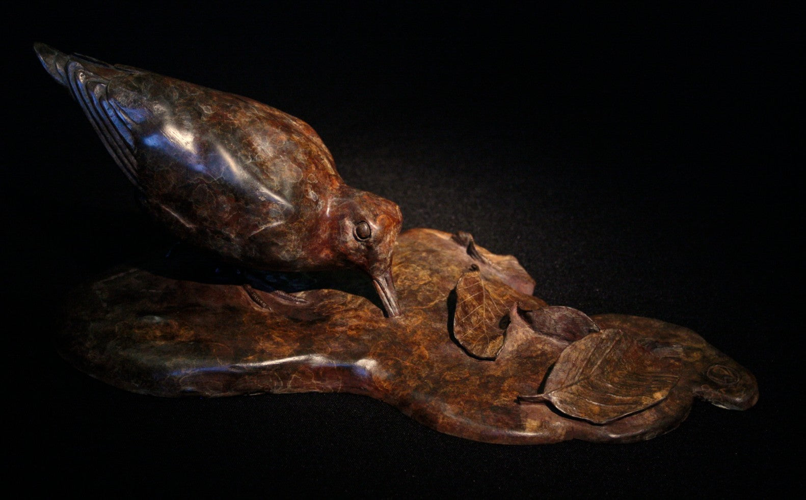 'Woodcock in the Beeches' - Limited Edition Bronze Sculpture by Owen Williams