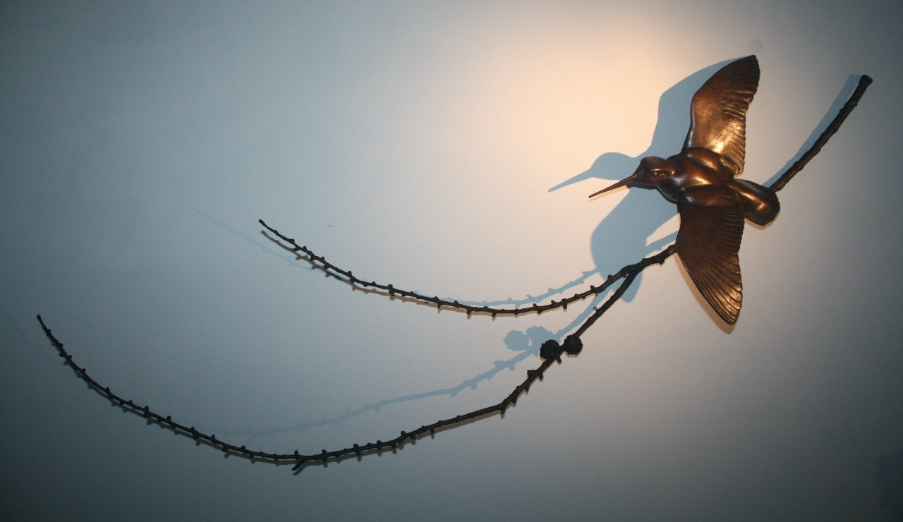 'Larches Woodcock' - Limited Edition Bronze Sculpture by Owen Williams