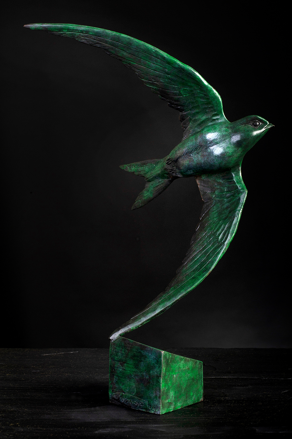 'Swift II' Limited Edition Bronze Sculpture by Ian Greensitt