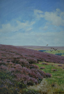 'Bransdale Grouse' - Original Oil Painting by Alistair Makinson - 20 x 30cm