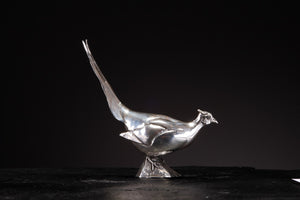 'Pheasant' - Limited Edition Sculpture in hallmarked silver by Ian Greensitt